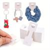 100Pcs Necklace Bracelet Display Cards Self-Adhesive Jewelry Packaging Selling Card for Small Business Keychain Earring Hair Band