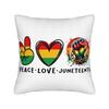 Decorative Pillow Cover Juneteenth Day  June th African American Pride Merch Home  Pillow Case Cover Square Multi Size