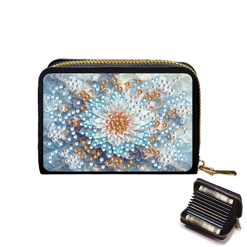 5D Diamond Painting Art Portable Card Bag Diamond Painting Fashion Card Holder Coin Purse Gift for Friends