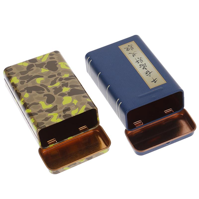 1 шт. портативный флип-металлический интегрированный креативный портативный ящик для хранения