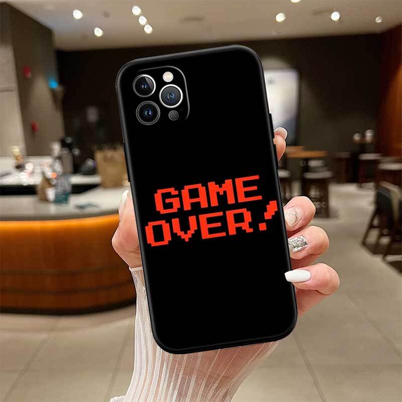 Game Over Shockproof Phone Case for Redmi Note 8 8T 9 9A 9C 9T 9S 10 11 11S 10C 10X 10A 10T Pro Max Plus Prime