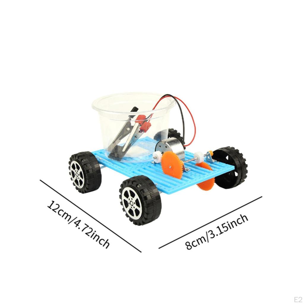 Saline Water Powered Car Assemble Model Set Science Education Kit Experiment for Stem