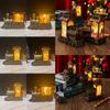 Multicolor Christmas Lantern Mini Train Christmas Wind Light Christmas Decoration  Festival Favors