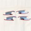 4pcs Chrome Door Handle Bowl Cover Trim For Benz B C E GLK ML GL GLE GLS Class