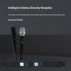 FionTu Professional Wireless Dual Handheld Microphone System (CN version)