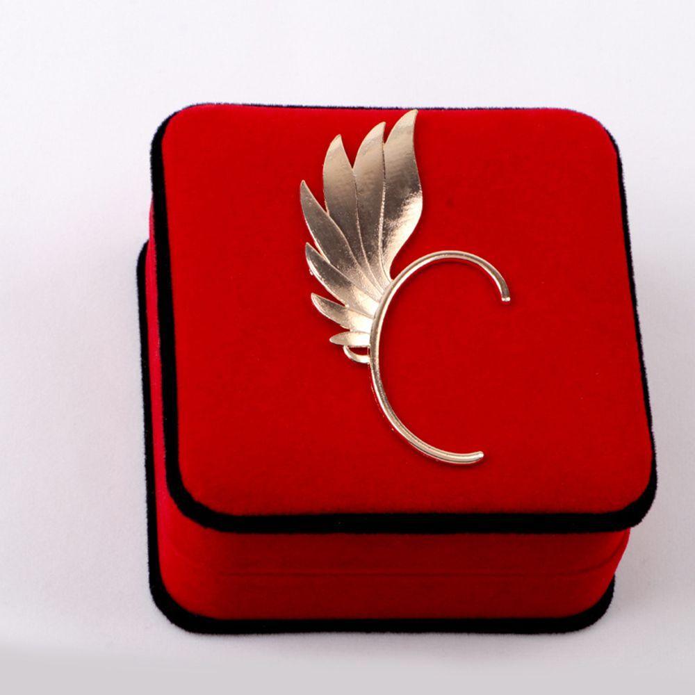 Модные серьги-каффы в стиле панк-фея, свадебные серьги-клипсы с крыльями и перьями, мужские и женские серьги, ювелирные изделия, хороший подарок