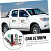 UPKOCH 8 Pcs Car Stickers, Palestinian Car Decal Flag Decal Gaza Sticker, Palestinian Flag