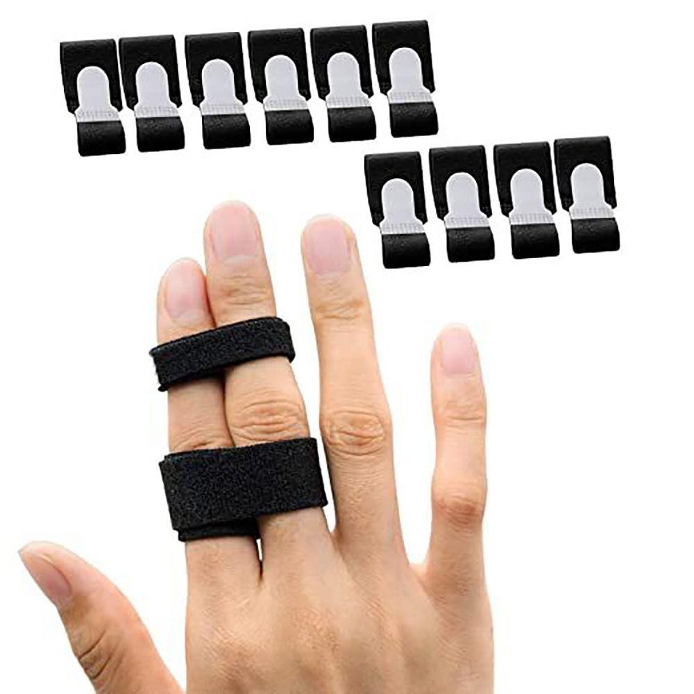 10pcs Adjustable Support Brace Pinky Brace Finger Loops Tapes Toe Bandage Finger Straps Finger Wraps