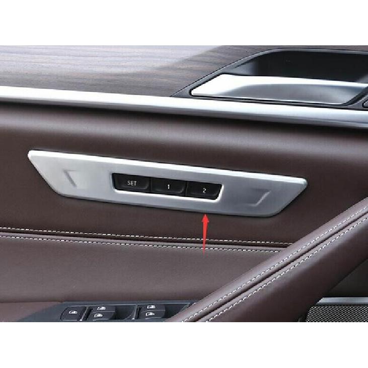 ABS Silver Seat Memory Button Switch Cover Trim For BMW 5 Series G30 2018-