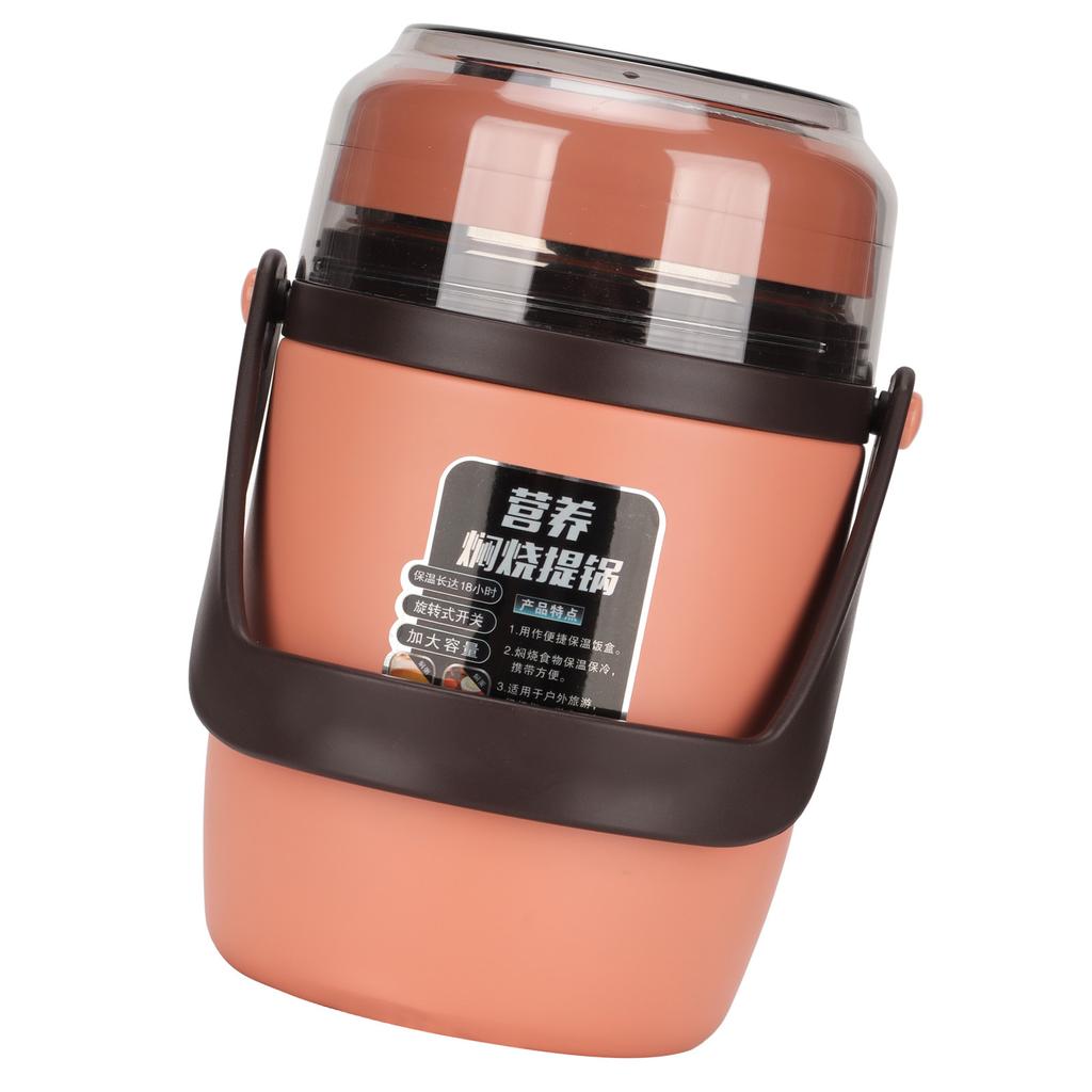 2 л 3-х уровневая изолированная банка для еды вакуумный изолированный пищевой контейнер из нержавеющей стали контейнер для супа термо