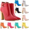 Winter Women Ankle Boots Fashion Zippers Ladies Casual Short Boots Platform Pointed Pole Dancing Pumps Shoes