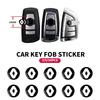New 14mm Car Key Emblem Stickers Auto Control Key Logo Accessories For Dacia Markers Koleos Clio Laguna 2 Megane 2 3 Duster Logan Captur
