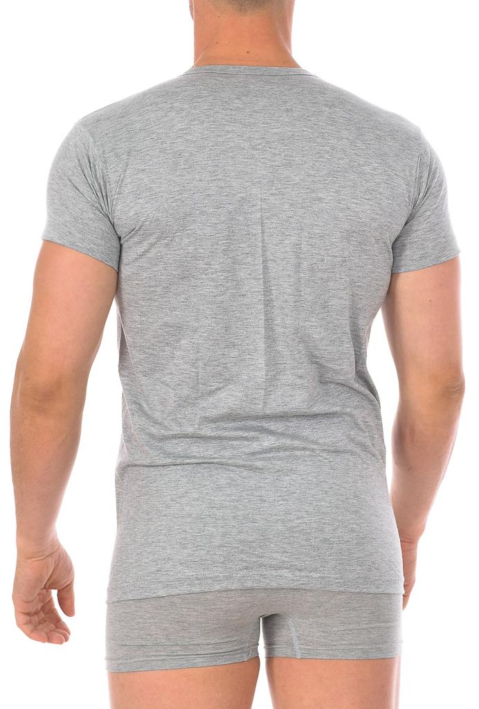 Мужская майка с коротким рукавом и V-образным вырезом 1004