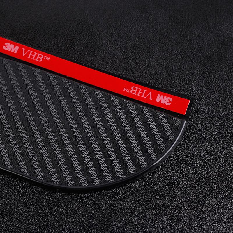 2 шт., боковое зеркало заднего вида для автомобиля, козырек для бровей от дождя, козырек от солнца из углеродного волокна, защита от снега, защита от непогоды, автомобильные аксессуары