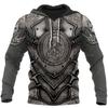 Vintage Hoodies Men'S Hoodie 3d Medieval Armor Print Pullover Oversized Men Clothing Tops Male Spring Fall Loose Vintage Clothes
