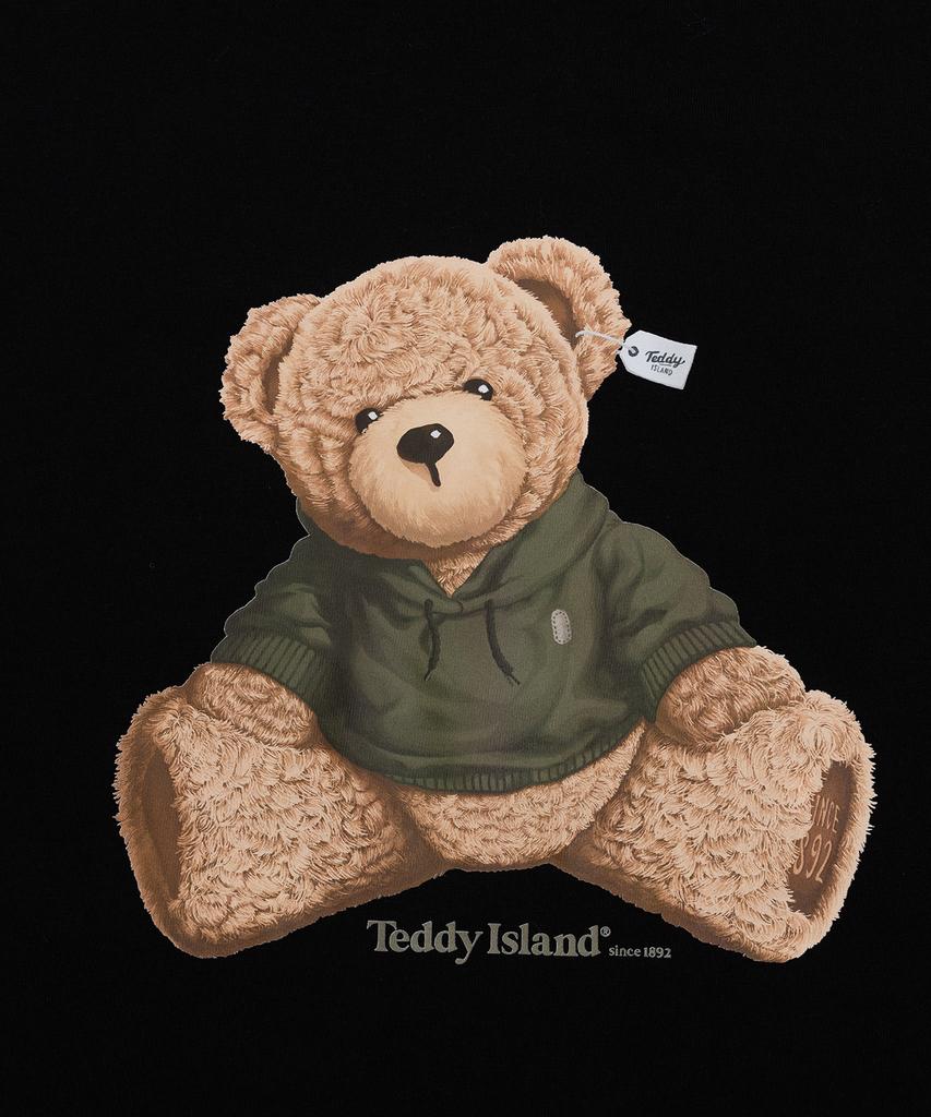 TEDDYISLAND Настоящий Тедди С коротким рукавом Черный