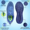 Mens Akron Memory Foam Comfort Shoes Running Walking Training Gym Jogging Sneaker Athletic