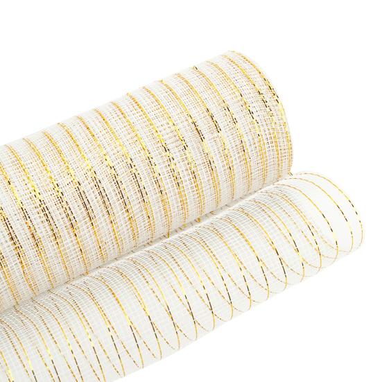 1 рулон (10 ярдов) рождественской ленты с пайетками для украшения елки, гирлянды, сетчатой ​​ленты для домашнего декора.