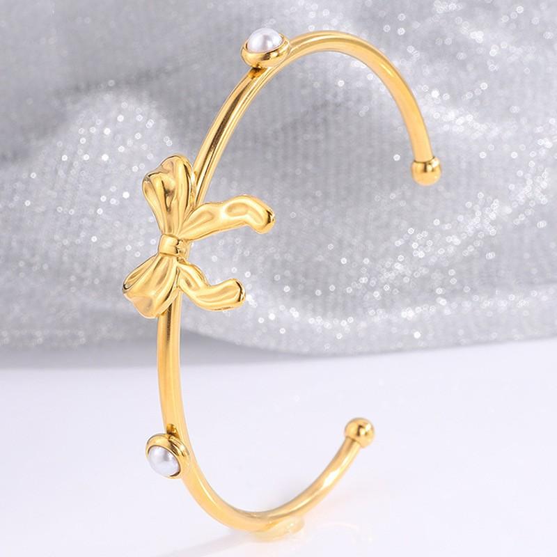 Open C-shaped Bow Color Bracelet Business Attendance Bracelet