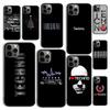 Осенняя Любовь Техно Музыка Цитаты Чехол для Телефона для iPhone 17 Air 16 16e 15 12 11 13 14 Pro Max Apple Plus Coque