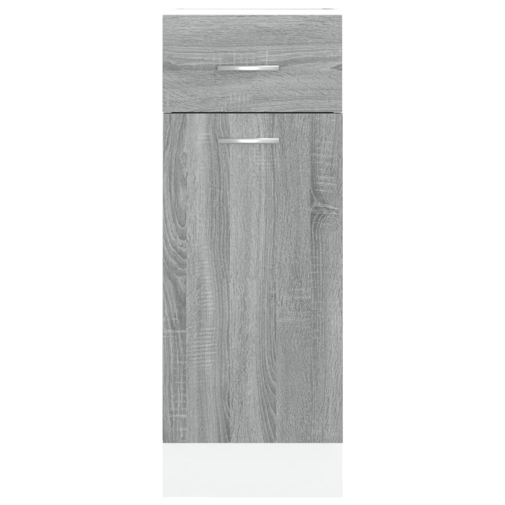 Base Cabinet with Drawer Lyon Gray Sonoma 30 x 46 x 81.5 cm