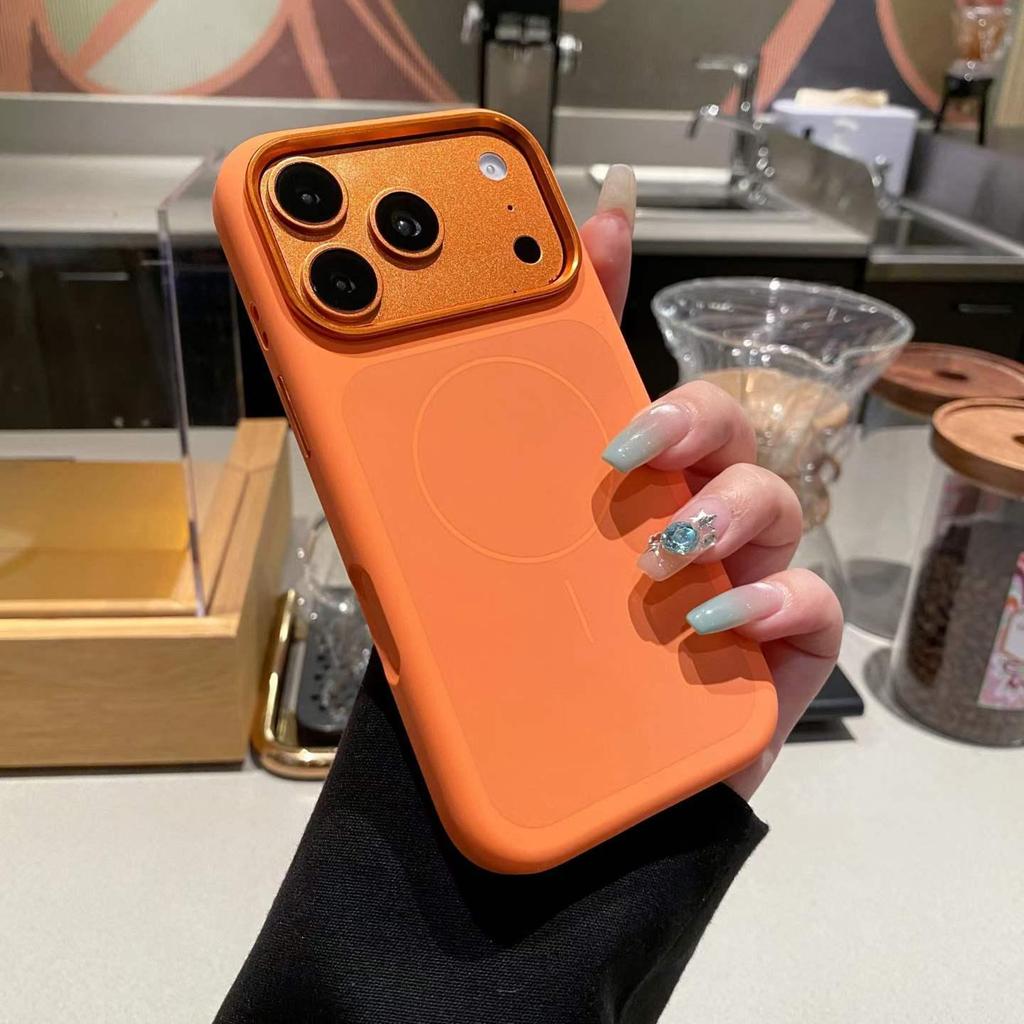 Compatible iPhone 17 Pro Max Case: Premium Magnetic Metal Lens with Elegant Ring Design