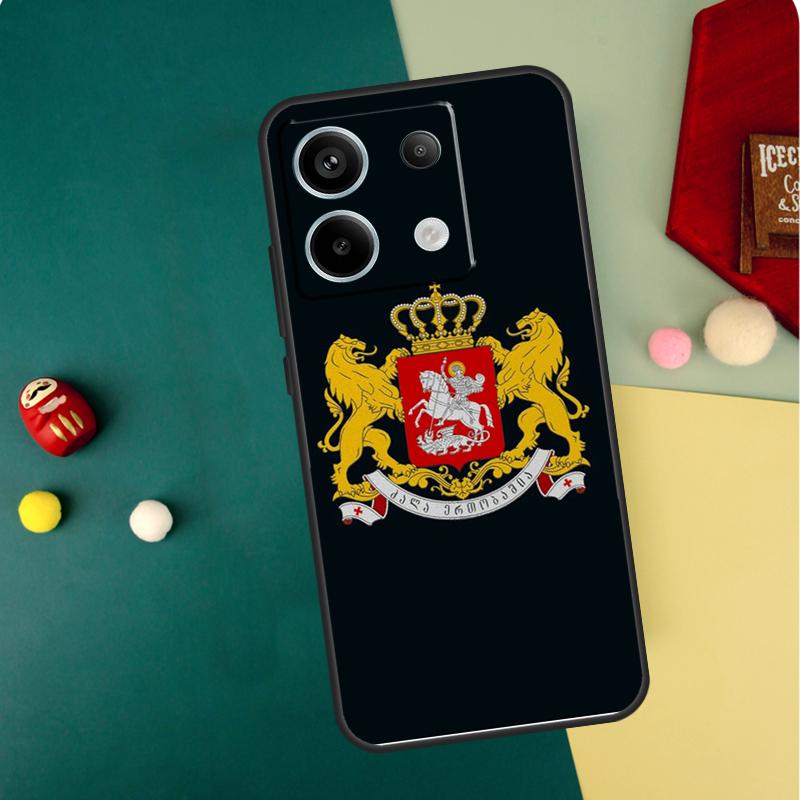 Чехол с флагом Грузии для Redmi Note 13 Pro Note 12 9 10 11 Pro 9S 10S 11S 12S Redmi 9C 10C 12C 13C