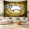 Derby County Wall Tapestry, Soft Fabric Wall Hanging, Decorative Backdrop For Bedroom Home Wall Art