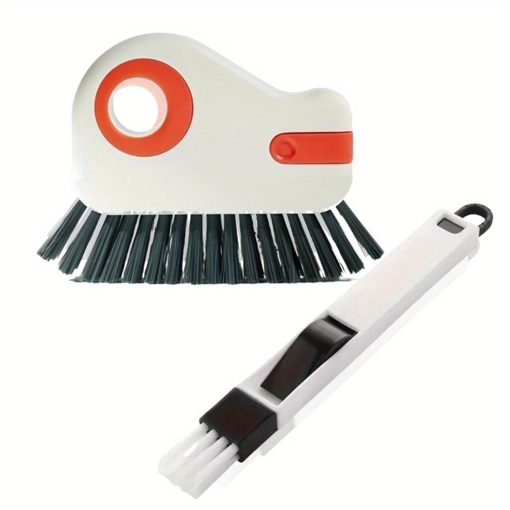 10/1 Window Track Cleaning Brush Detachable Door and Window Eaves Brush,Glass Corner Cleaner,Plastic Edge Gap Cleaner That Does Not Require Charging