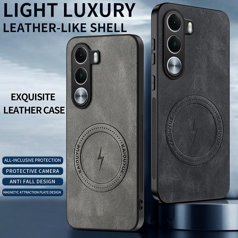 Для Realme C100X/Realme C100i/RealmeC100 4G Чехол Простой Стильный Магнитное Притяжение Роскошная ПУ Кожаная Кожаная Защита от Падений
