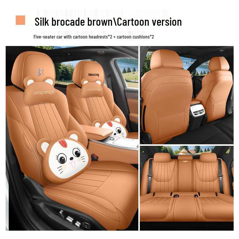 All-Season Leather Seat Covers for BYD Han L 2025 Model - Universal Fit