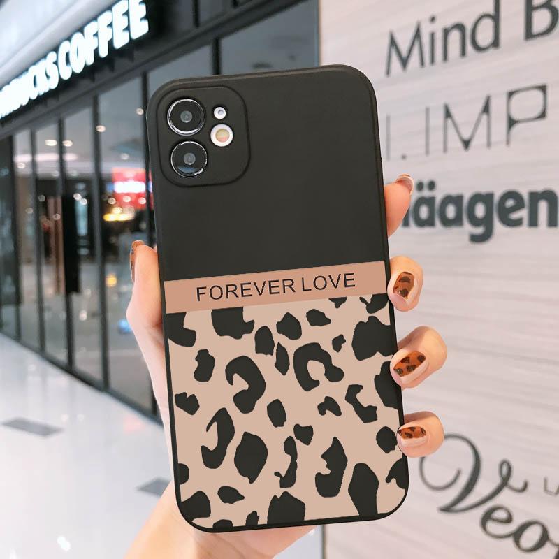 Защита объектива камеры для Samsung Galaxy A 51 A32 A50 Redmi 9C Note9 iPhone 11, чехол для iPhone 12 Pro Max 6S 7P 8 Plus, окрашенный в леопардовый цвет