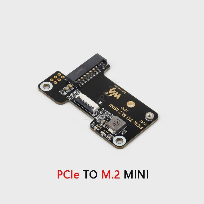 Плата расширения Raspberry Pi 5 PCIe на M.2 Mini для SSD-накопителей Gen2/Gen3, 2230/2242.