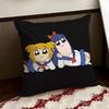 Cute Anime PPop TTeam Epic Cushion Cover Reversible Soft Durable Pillow Cover Home  Car MultiScene Use for Daily Comfort