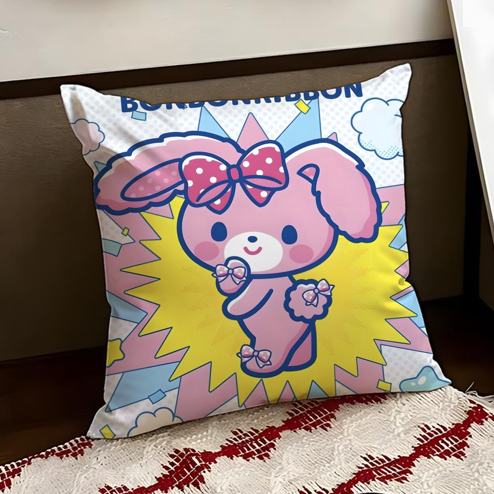 cartoon BBONBONRIBBON Cushion Cover Reversible Soft Durable Pillow Cover Home Car MultiScene Use for Daily Comfort