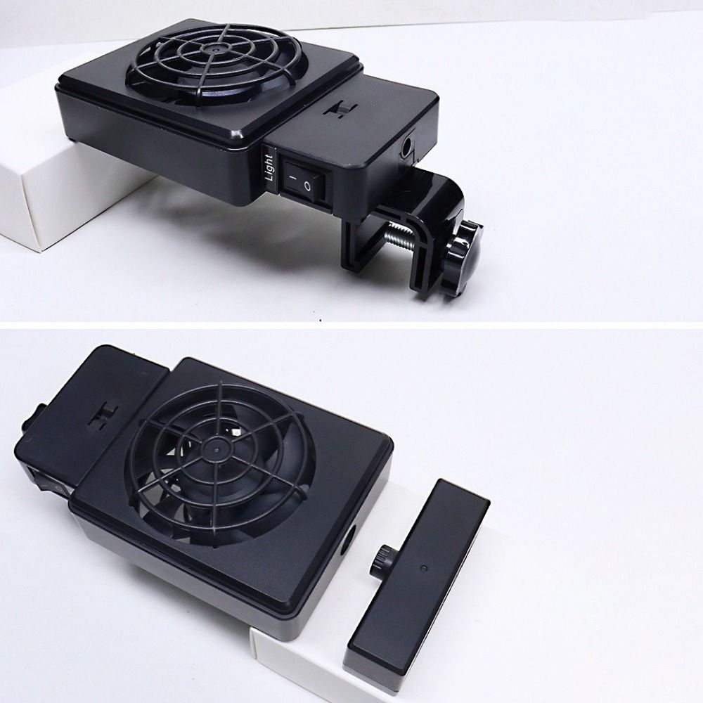 180° Rotation Aquarium Cooling Fans Adjustable Heat Dissipation Fan Aquarium Wall Fan Summer