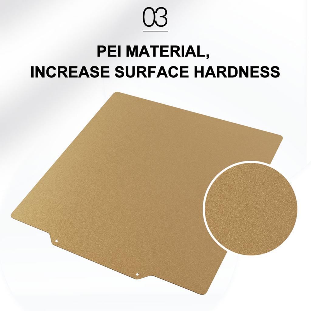 310x310 мм Двухсторонняя поверхность PEI Съемная гибкая пружинная стальная опорная плита и магнитная