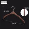 2pcs Wooden Coat Hanger Luxury Suit Hangers for Clothes Closet Wardrobe Organizer Wide Shoulder Suit Hanger