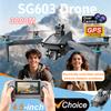 Радиоуправляемый дрон SG603 Pro с 360° инфракрасным интеллектуальным обнаружением препятствий, 8K HD двойной камерой, 6-осевым стабилизатором, квадрокоптер, складной дрон, бесколлекторные игрушки