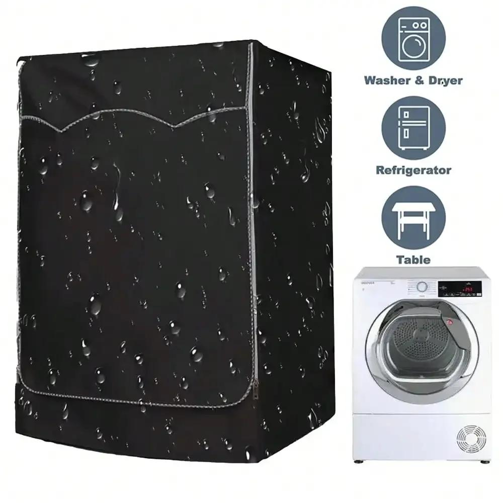 Washing Machine Cover, Durable Waterproof Fabric, Protects Front Load Washer Dryer