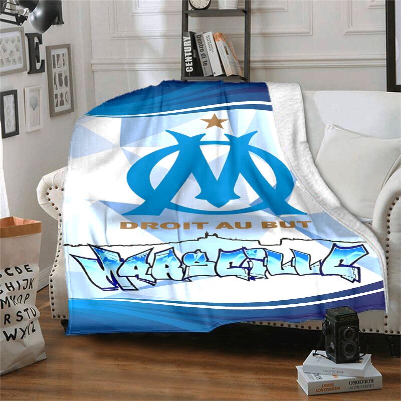 Marseilles Flannel Blanket Soft All-Season Throw, Design for Camping, Car Travel, Hiking Sofa, Bed, Office Perfect Gift for Parties