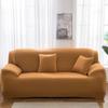 Elastic Solid Color 3 Seater Sofa Cover Dustproof Washable Stretch Couch Cover All-inclusive Extendable Sofa Protecter