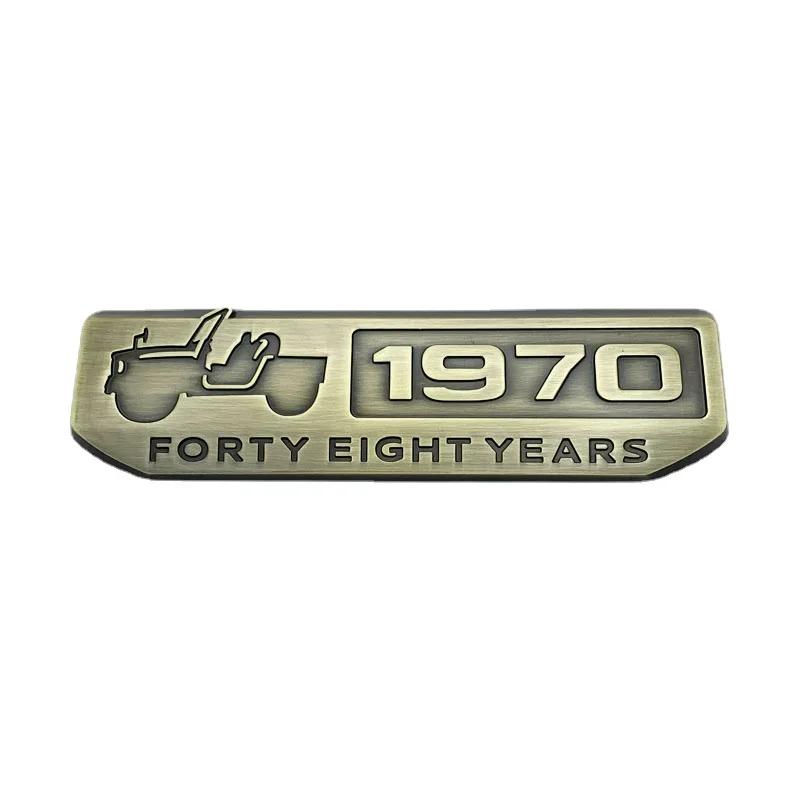 Car Metal 3D Letters Hood Emblem Logo Badge Car Stickers Styling Car Accessories For JB23 JB43 JB64 JB74 2007-2021