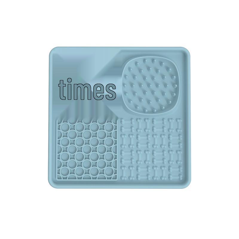 Силиконовый коврик для вылизывания для питомцев, миска для медленного кормления для собак с присоской