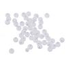 50 Pieces Body Piercing Jewelry Replacement Balls Clear Acrylic  1.2 X 3mm