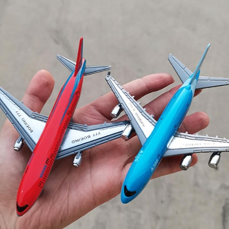 1/2 шт. Коллекционный сплав B777 A380 Самолет для мальчиков, детей, подарок, Симуляция, Металлический самолет 1:400 Моделей Алюминиевых Авиалайнеров