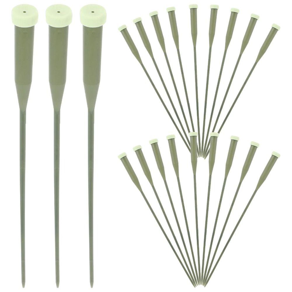 25pcs Plastic Planting Tube Water Containers Pole Multi-purpose Lengthened Nutrient Tube Bouquet Storage Holder