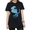 Disney Princess Womens/Ladies Ariel Filled Silhouette Cotton Boyfriend T-Shirt