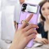 Модный чехол со стеклом и кольцом для Samsung Galaxy Z Flip 3 5g, антидетонационный роскошный чехол для Flip3