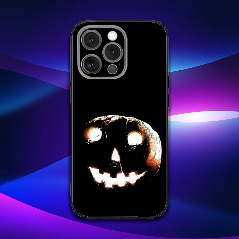 Чехол для телефона Хэллоуин М-Майкл Майерс для iPhone 16e,16,15,14,13,12,11,Pro,X,XS,Max,XR,Plus,Mini Мягкая черная крышка